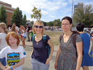 Mit dem Shuttle Bus zum Spielort